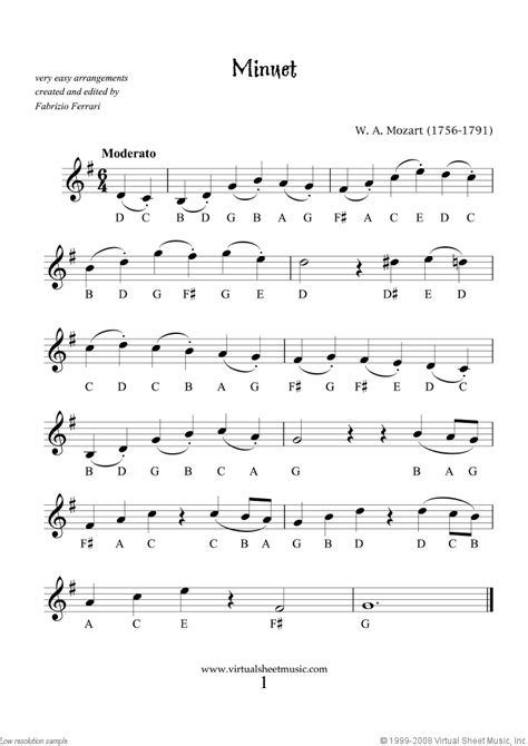 Very Easy Collection, part II sheet music for trumpet solo (PDF)