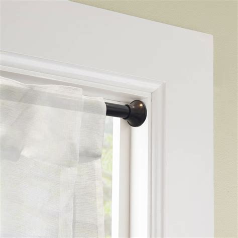 Mainstays 30" - 52" Adjustable Curtain Tension Rod, Oil Rubbed Bronze ...