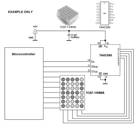 Using 74HC595 to drive 8 X 8 LED Matrix — Parallax Forums