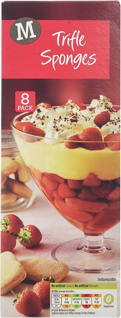 Morrisons Trifle Sponges, Pack of 8 : Amazon.co.uk: Grocery