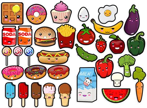 Image result for kawaii food | Kawaii tegninger, Mad tegning, Kawaii