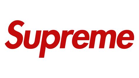 Supreme Logo on Red Background