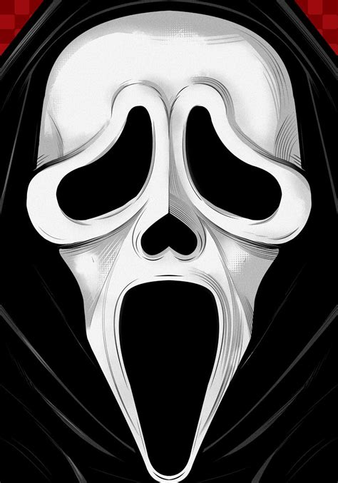 Scream Commission | Horror artwork, Horror drawing, Horror movie art