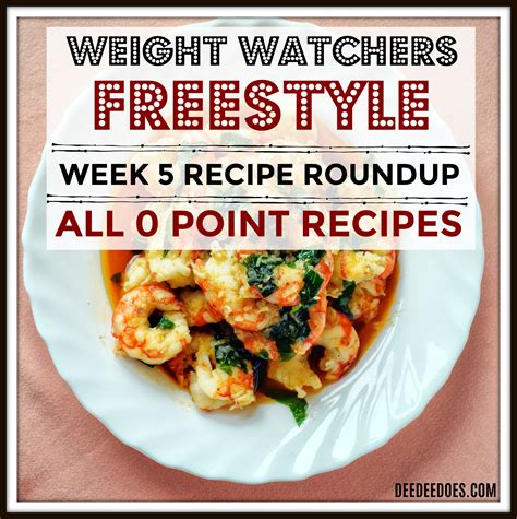 Printable Weight Watchers Freestyle Recipes Week 5 Roundup