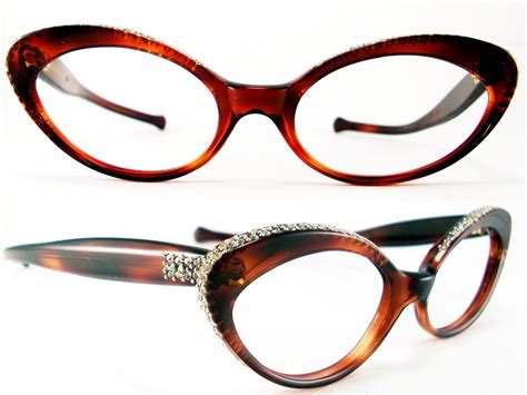 Vintage Eyeglasses Frames Eyewear Sunglasses 50S: VINTAGE CAT EYE GLASSES SUNGLASS FRAME FRANCE ...