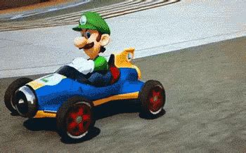 Luigi Death Stare GIF – Mario Kart Luigi Stare – discover and share GIFs