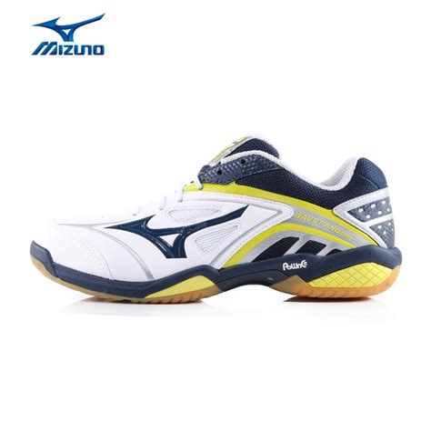 MIZUNO Men WAVE FANG SS WIDE Badminton Shoes DMX Breathable Cushioning ...