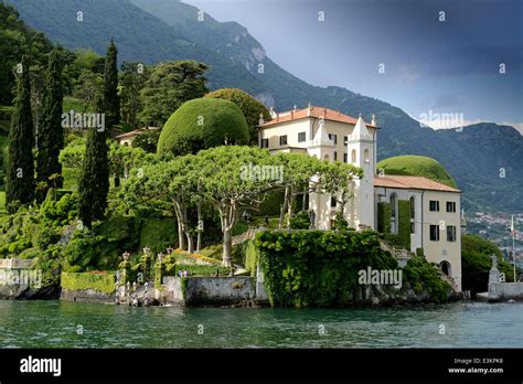 Villa Balbianello gardens garden Lenno, Lake Como, Italy Italian Stock ...