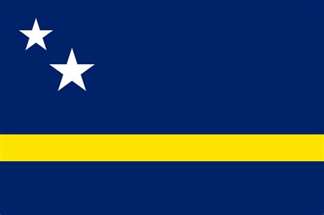 Flag of Curacao image and meaning Curacao flag - Country flags