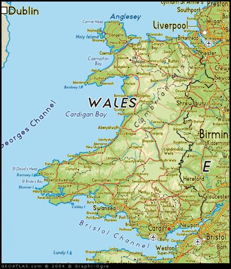 Wales Map