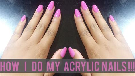 How I Do My Acrylic Nails at Home {Beginner Friendly} | BeautybyTommie ...