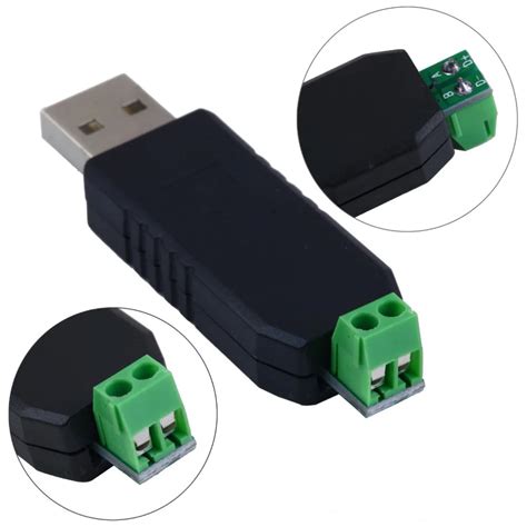 USB to RS485 USB 485 Converter Adapter Support For Win7 XP Vista use CH340 Chip-in Instrument ...