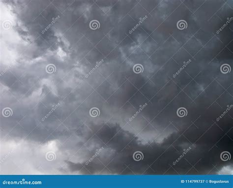 Terrible, storm clouds. stock image. Image of coming - 114799737