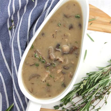 Easy Mushroom Gravy From Scratch - Bite On The Side