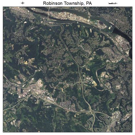 Aerial Photography Map of Robinson Township, PA Pennsylvania