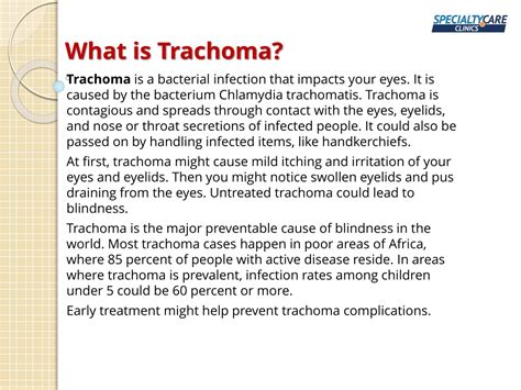 PPT - Trachoma - Symptoms, Causes, and Treatment PowerPoint Presentation - ID:11364029