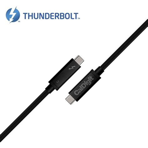 CalDigit Thunderbolt™ 3 Cable, 40Gbps, 0.5m | Thunderbolt Technology ...