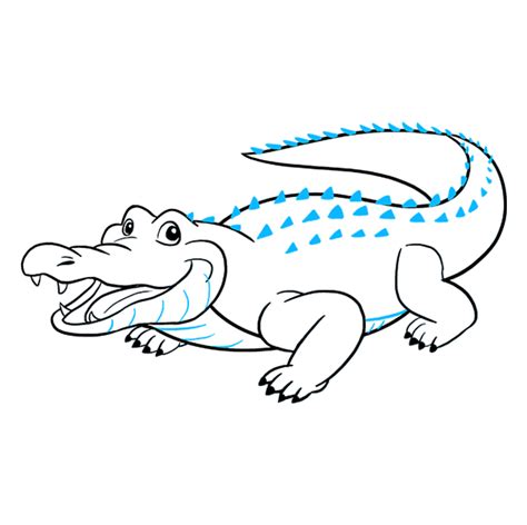 How to Draw an Alligator - Really Easy Drawing Tutorial