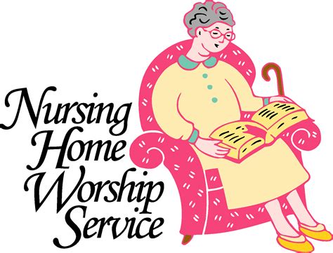 church nursing home visit - Clip Art Library