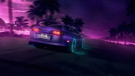 1920x1080 NeonNight Toyota Supra 4k Laptop Full HD 1080P ,HD 4k Wallpapers,Images,Backgrounds ...
