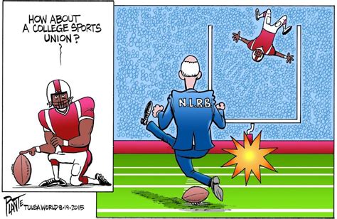 Bruce Plante Cartoon: College football in jeopardy? - The Eagle: Cartoons