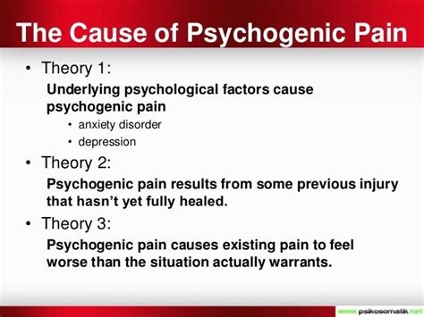 Psychogenic Pain : Psychosomatic Point of View