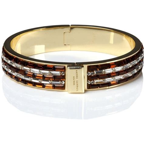 Henri Bendel Centennial Stripe Crystal Bangle