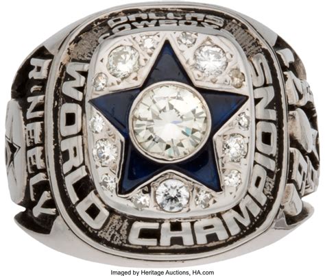 1971 Dallas Cowboys Super Bowl VI Championship Ring Presented to | Lot ...