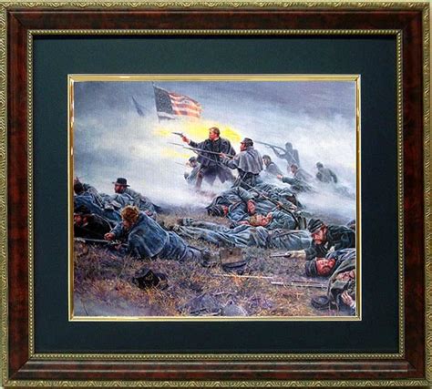 Mort Kunstler Civil War Framed Print Courage in Blue