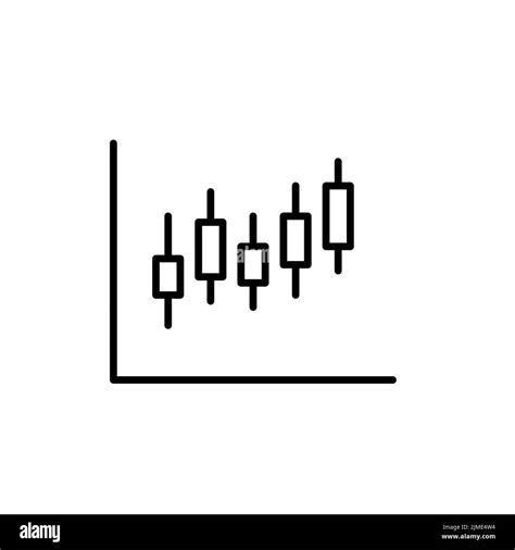 Candlestick stock chart. Pixel perfect, editable stroke line icon Stock Vector Image & Art - Alamy