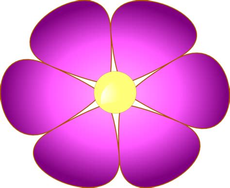 Violet Flower Clip Art at Clker.com - vector clip art online, royalty free & public domain