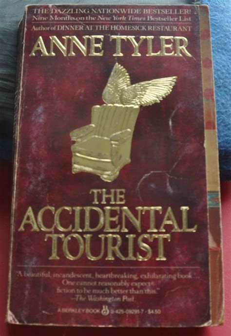 Romantic Story of an Adventure Hater - The Accidental Tourist Book - Anne Tyler - Fiction ...