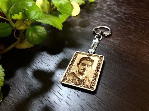 Engraved Photo Keychain / Men Keychain / Boyfriend Keychain / Girlfriend Keychain / Couples ...