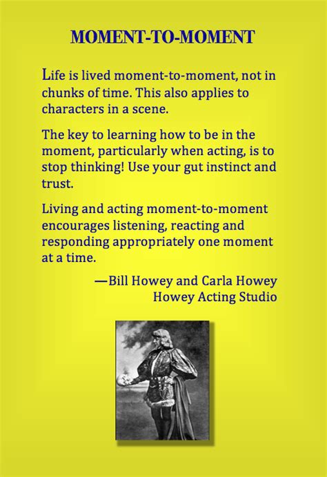 MOMENT TO MOMENT | Howey Acting Studio