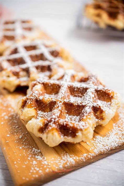 Authentic Belgian Waffles Recipe, Belgian Liege Waffle Recipe, Belgium ...