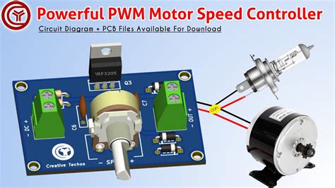 6v To 24v Dc Motor Speed Controller Circuit Using NE555 Ic, 60% OFF