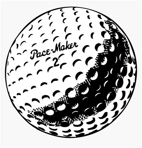 Vintage Golf Ball Vector, HD Png Download - kindpng