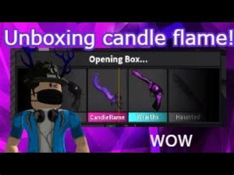 So I Unboxed The New Candle Flame Godly In MM2 - YouTube