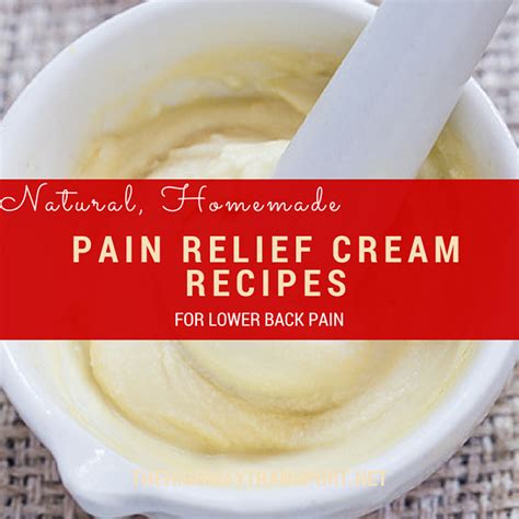 3 Quick-Working Lower Back Pain Creams (Homemade)