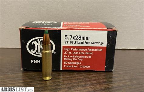 ARMSLIST - For Sale: 5.7x28 green tip ammo