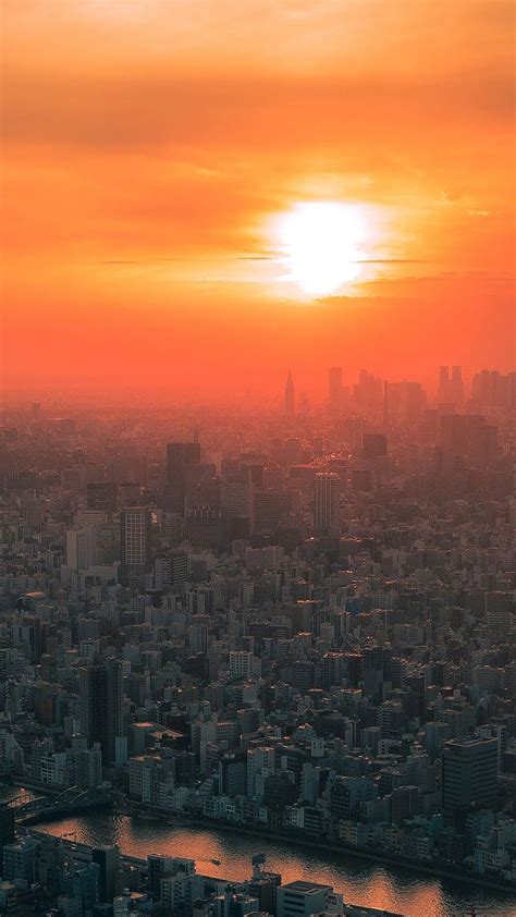 Tokyo Sunset HD phone wallpaper | Pxfuel