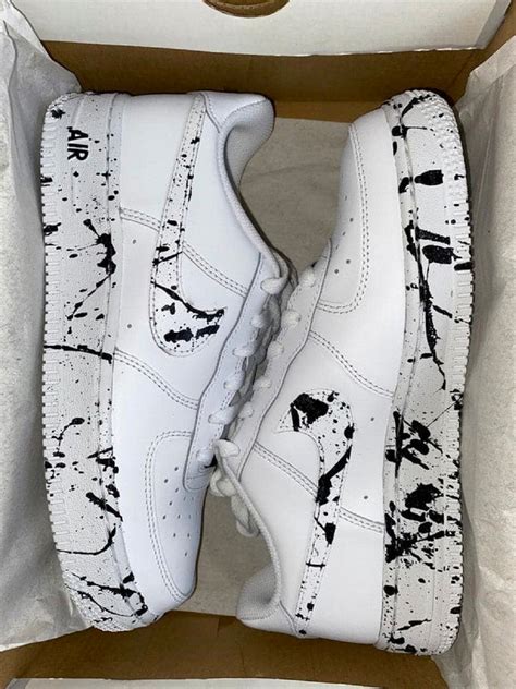 Air Force One Splatter Af1 Paint Splatter - Etsy