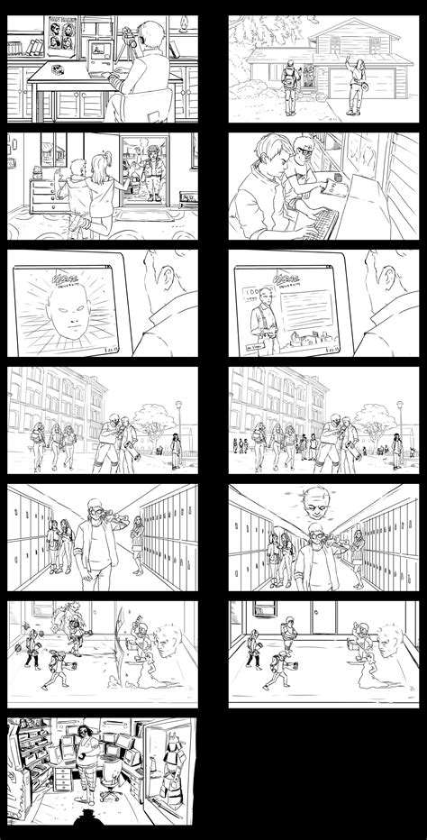 ArtStation - Storyboard for short film pitch