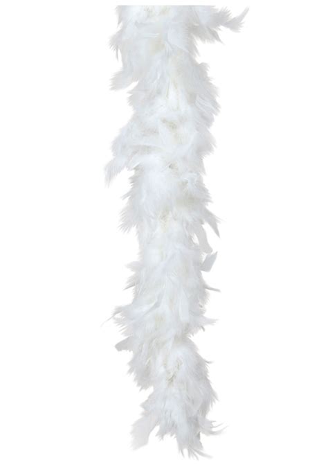 White 80 Gram Feather Boa