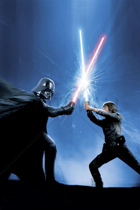 Star Wars - Darth Vader and Luke Skywalker - Wall Mural & Photo Wallpaper… | Star wars images ...