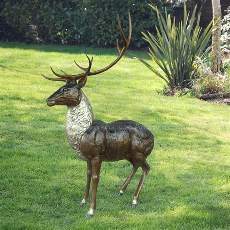 Outdoor Reindeer Statues