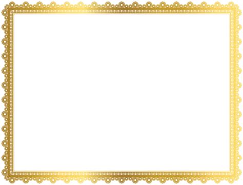 Gold Certificate Border Png Library Certificate Border Png Hd Png Image Transparent Png Free ...