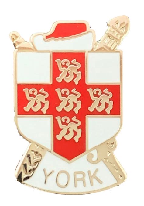 York Coat of Arms England Enamel Badge and York Coat of Arms - Etsy