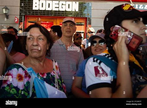 Supporters of the president of Argentina,Javier Milei in front of the Congress during the ...