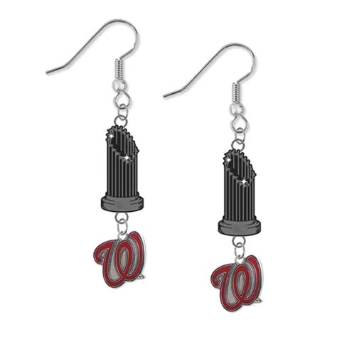 MLB Earrings – "washington nationals" – SportsJewelryProShop Boston Red Sox Baseball, Atlanta ...